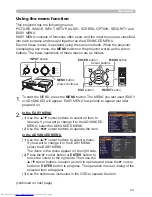 Preview for 32 page of Hitachi CPWX8 User'S Manual And Operating Manual