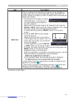 Preview for 50 page of Hitachi CPWX8 User'S Manual And Operating Manual