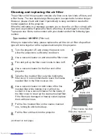 Preview for 68 page of Hitachi CPWX8 User'S Manual And Operating Manual