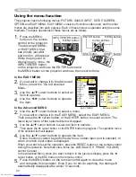 Предварительный просмотр 20 страницы Hitachi CPX1 Series User Manual – Operating Manual