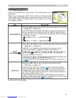 Предварительный просмотр 37 страницы Hitachi CPX1 Series User Manual – Operating Manual