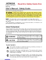 Preview for 2 page of Hitachi CPX4 series User Manual