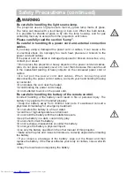 Preview for 5 page of Hitachi CPX4 series User Manual