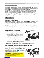 Preview for 12 page of Hitachi CPX4 series User Manual