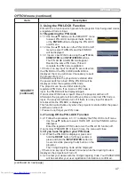 Preview for 56 page of Hitachi CPX4 series User Manual