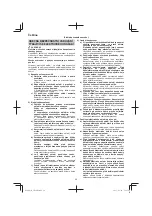 Preview for 98 page of Hitachi CR 10DL Handling Instructions Manual