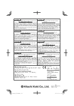 Предварительный просмотр 176 страницы Hitachi CR 10DL Handling Instructions Manual