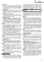 Предварительный просмотр 25 страницы Hitachi CR 13V Handling Instructions Manual