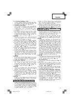 Предварительный просмотр 15 страницы Hitachi CR 13V2 Handling Instructions Manual