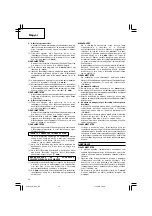 Предварительный просмотр 34 страницы Hitachi CR 13V2 Handling Instructions Manual