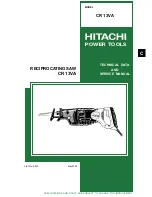 Hitachi CR 13VA Technical Data And Service Manual preview