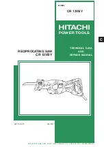 Предварительный просмотр 1 страницы Hitachi CR 13VBY Technical Data And Service Manual