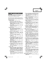 Preview for 9 page of Hitachi CR 14DSL Handling Instructions Manual