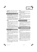 Preview for 13 page of Hitachi CR 14DSL Handling Instructions Manual