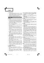 Preview for 14 page of Hitachi CR 14DSL Handling Instructions Manual