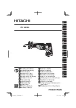 Hitachi CR 18DBL Handling Instructions Manual preview