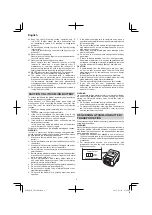 Preview for 4 page of Hitachi CR 18DBL Handling Instructions Manual