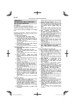 Preview for 84 page of Hitachi CR 18DBL Handling Instructions Manual