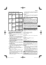 Preview for 91 page of Hitachi CR 18DBL Handling Instructions Manual