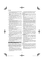 Preview for 132 page of Hitachi CR 18DBL Handling Instructions Manual