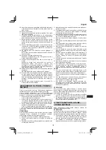 Preview for 185 page of Hitachi CR 18DBL Handling Instructions Manual