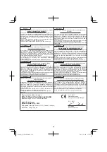 Preview for 230 page of Hitachi CR 18DBL Handling Instructions Manual