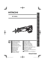 Preview for 1 page of Hitachi CR 18DGL Handling Instructions Manual