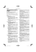 Preview for 2 page of Hitachi CR 18DGL Handling Instructions Manual