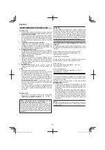 Preview for 46 page of Hitachi CR 18DGL Handling Instructions Manual