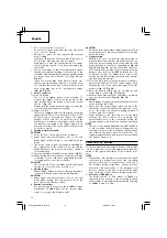 Preview for 14 page of Hitachi CR 18DL Handling Instructions Manual