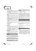 Preview for 16 page of Hitachi CR 18DL Handling Instructions Manual