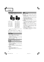 Preview for 30 page of Hitachi CR 18DL Handling Instructions Manual