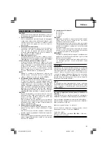 Preview for 45 page of Hitachi CR 18DL Handling Instructions Manual