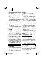 Preview for 52 page of Hitachi CR 18DL Handling Instructions Manual