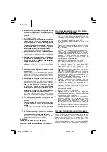 Preview for 78 page of Hitachi CR 18DL Handling Instructions Manual