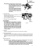 Preview for 23 page of Hitachi CR 24DV Safety And Instruction Manual