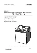 Предварительный просмотр 1 страницы Hitachi CR21N Instruction Manual