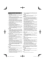 Preview for 4 page of Hitachi CS 27EPA (S) Handling Instructions Manual