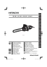 Hitachi CS 30Y Handling Instructions Manual предпросмотр