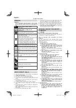 Preview for 4 page of Hitachi CS 30Y Handling Instructions Manual