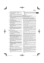 Предварительный просмотр 5 страницы Hitachi CS 30Y Handling Instructions Manual