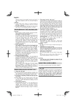 Preview for 10 page of Hitachi CS 30Y Handling Instructions Manual