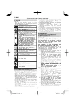Предварительный просмотр 12 страницы Hitachi CS 30Y Handling Instructions Manual