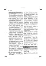 Предварительный просмотр 14 страницы Hitachi CS 30Y Handling Instructions Manual