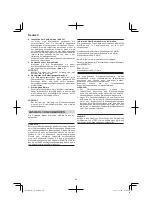 Предварительный просмотр 20 страницы Hitachi CS 30Y Handling Instructions Manual