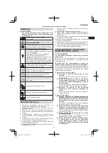 Предварительный просмотр 21 страницы Hitachi CS 30Y Handling Instructions Manual