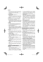 Предварительный просмотр 80 страницы Hitachi CS 30Y Handling Instructions Manual