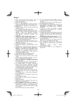 Предварительный просмотр 120 страницы Hitachi CS 30Y Handling Instructions Manual