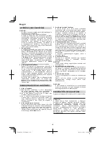 Предварительный просмотр 124 страницы Hitachi CS 30Y Handling Instructions Manual