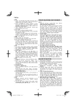 Предварительный просмотр 140 страницы Hitachi CS 30Y Handling Instructions Manual